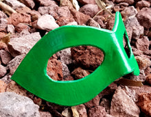 Load image into Gallery viewer, Pointed Domino Mask - Pointed Edge Molded Leather Mask in Multiple Colors