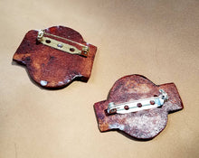 Load image into Gallery viewer, Gamer Pin - LARPer Pin - Leather Word Pin