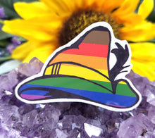 Load image into Gallery viewer, Pride Witch Hat Art Stickers
