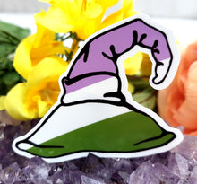 Load image into Gallery viewer, Pride Witch Hat Art Stickers
