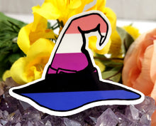 Load image into Gallery viewer, Pride Witch Hat Art Stickers
