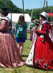 ...and the Queen's lovely ladies.