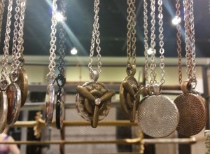 Fun and easy gifts - these steampunk gear, propeller, and old book necklaces are still popular.